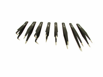 JUEGO DE 8 PINZAS FINAS